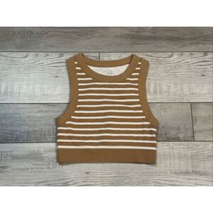 Offline by Aerie Seamless Striped Cropped Tank/Bra Size S